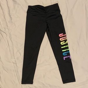 Girls rainbow leggings